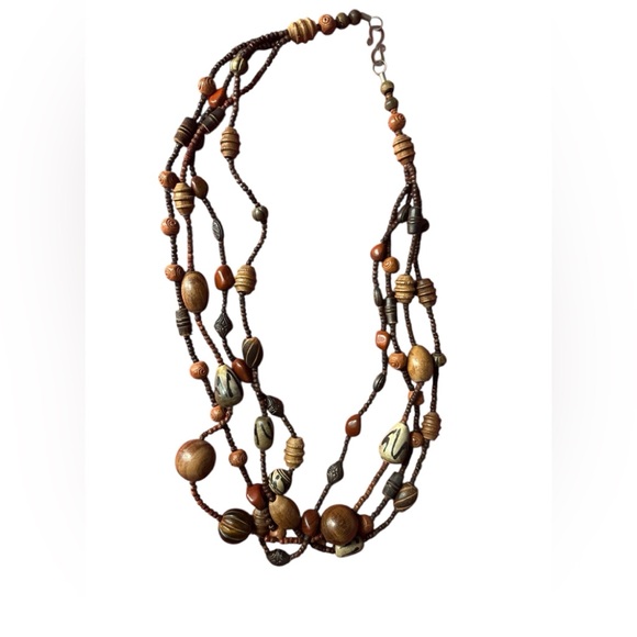 Jewelry - Handcrafted Multi-Strand Beaded Necklace. CL/TQ